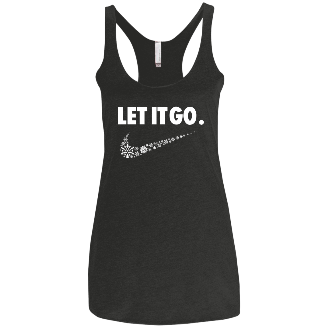 T-Shirts Vintage Black / X-Small Let It Go Women's Triblend Racerback Tank