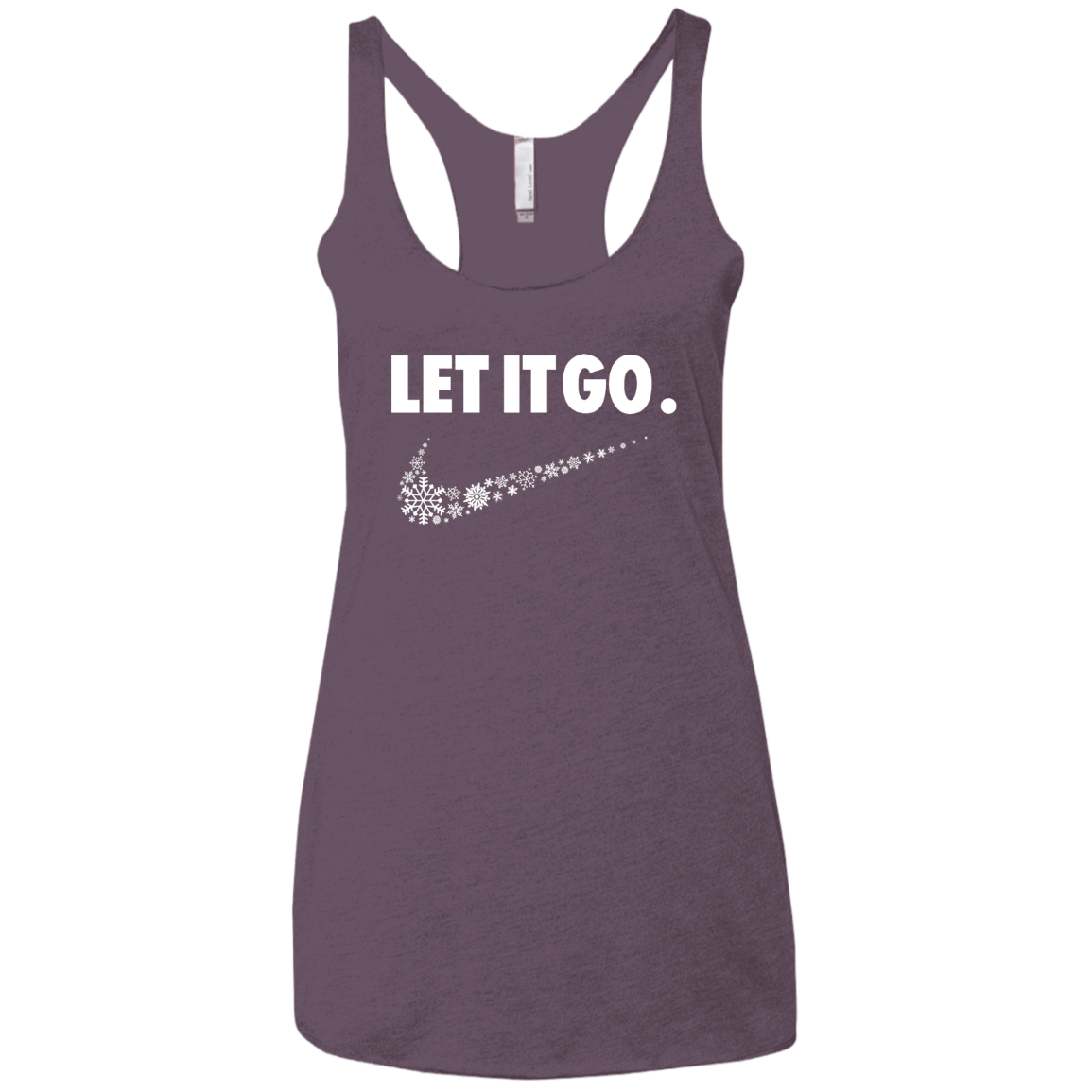 T-Shirts Vintage Purple / X-Small Let It Go Women's Triblend Racerback Tank
