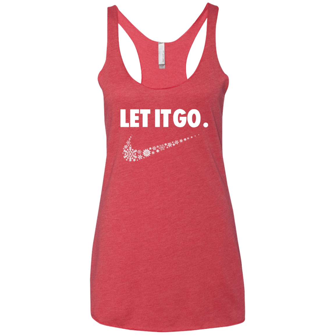 T-Shirts Vintage Red / X-Small Let It Go Women's Triblend Racerback Tank