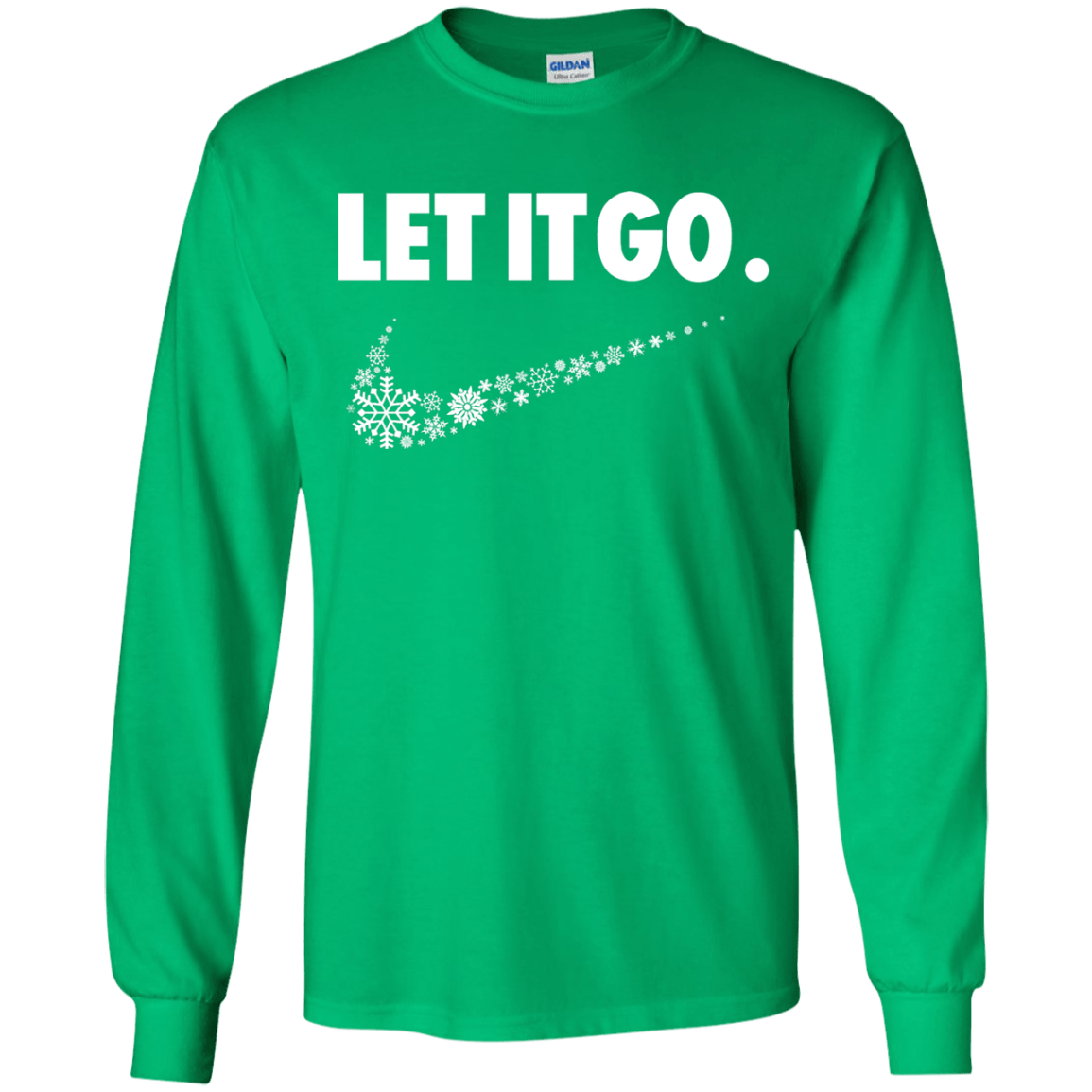 T-Shirts Irish Green / YS Let It Go Youth Long Sleeve T-Shirt