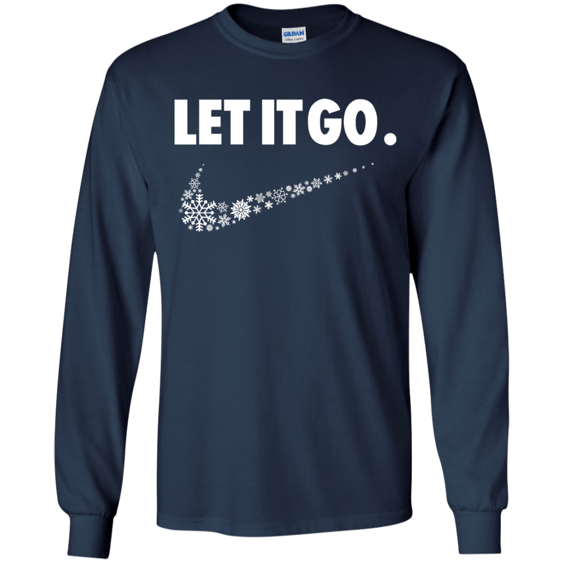 T-Shirts Navy / YS Let It Go Youth Long Sleeve T-Shirt