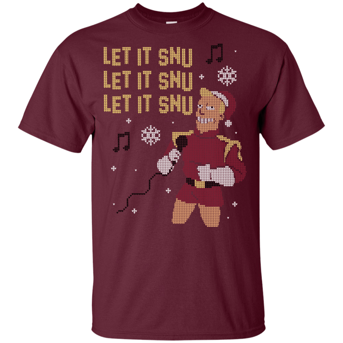 T-Shirts Maroon / YXS Let It Snu Youth T-Shirt