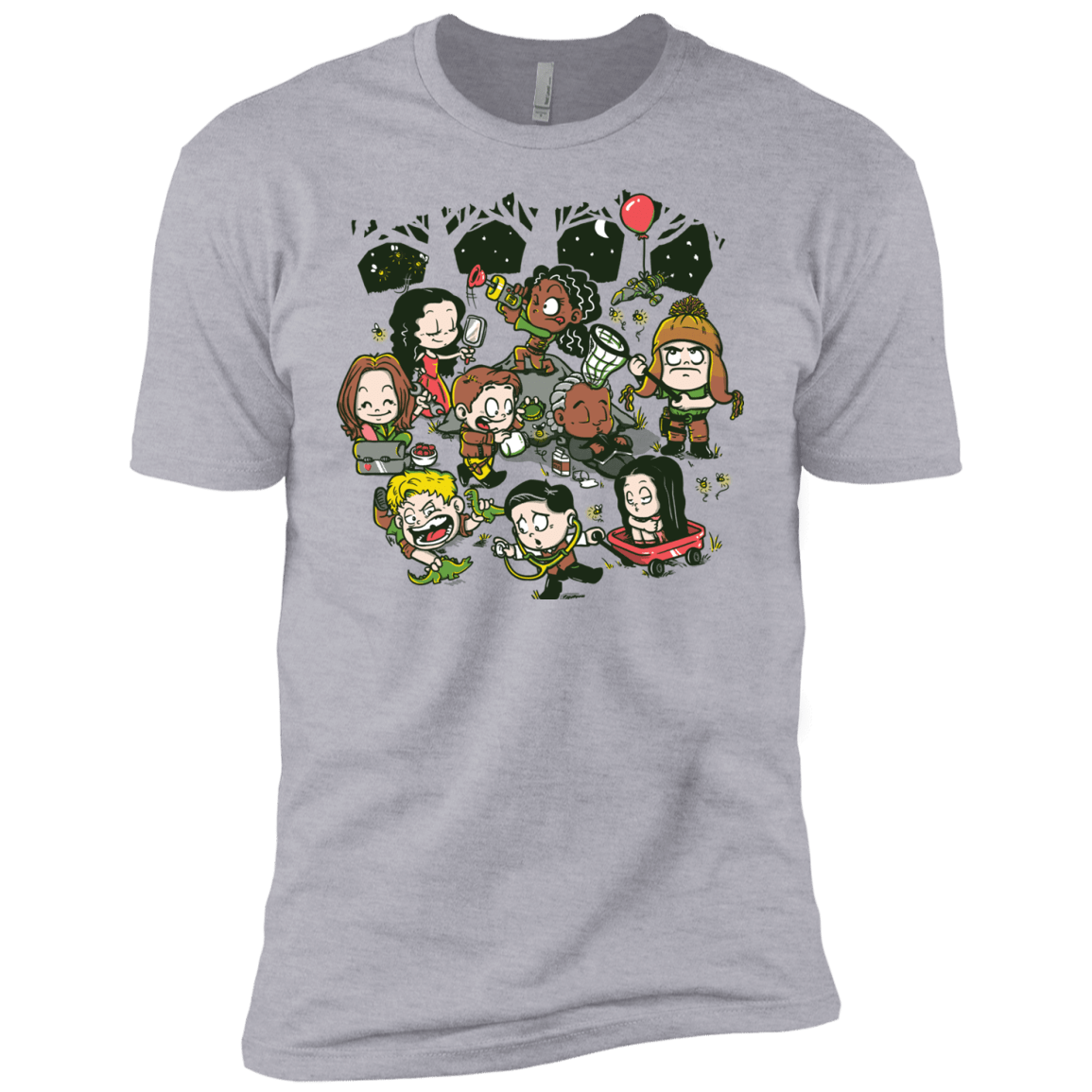 T-Shirts Heather Grey / YXS Let's Catch Fireflies Boys Premium T-Shirt