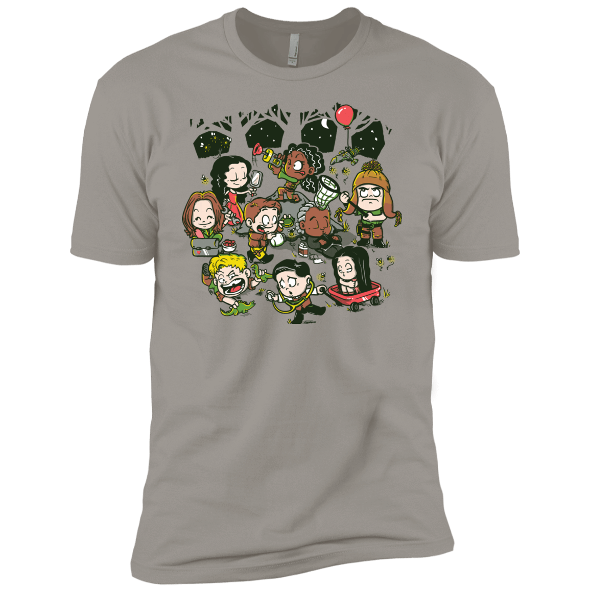 T-Shirts Light Grey / YXS Let's Catch Fireflies Boys Premium T-Shirt