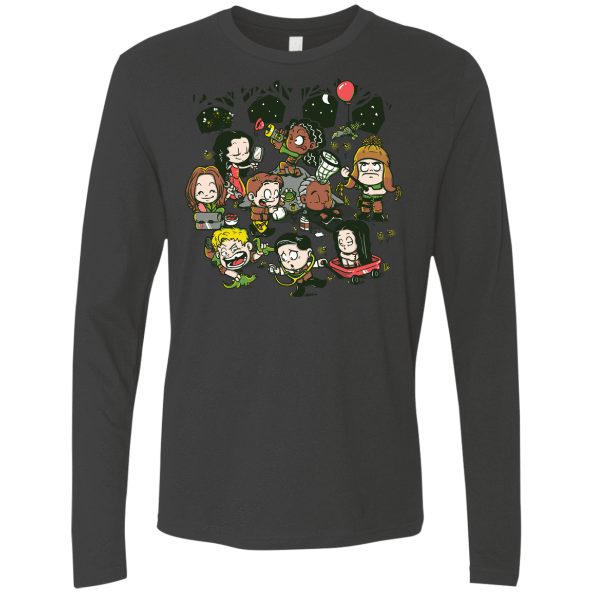 T-Shirts Heavy Metal / Small Let's Catch Fireflies Men's Premium Long Sleeve