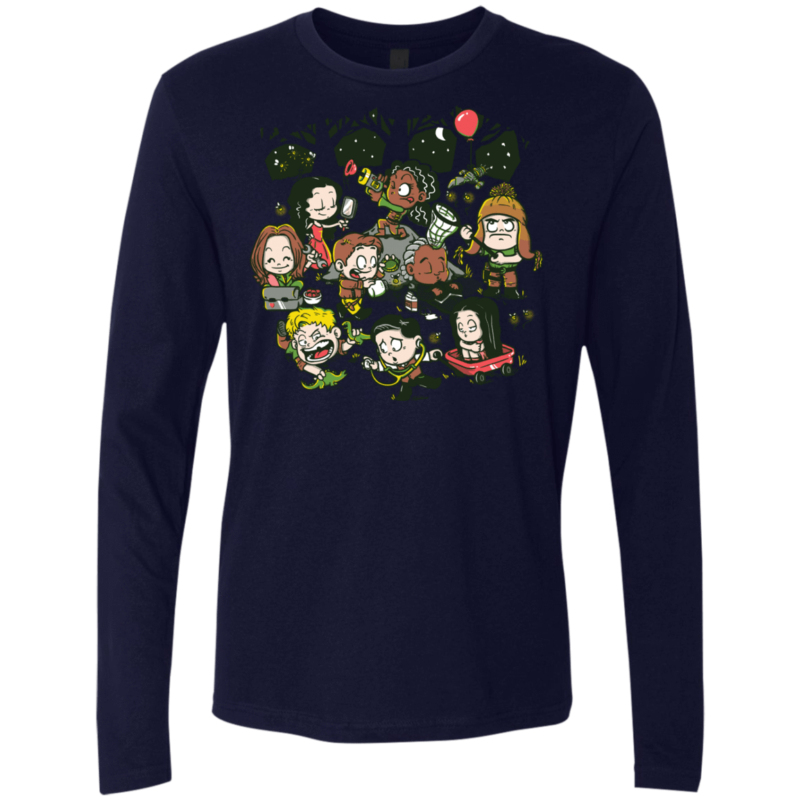 T-Shirts Midnight Navy / Small Let's Catch Fireflies Men's Premium Long Sleeve