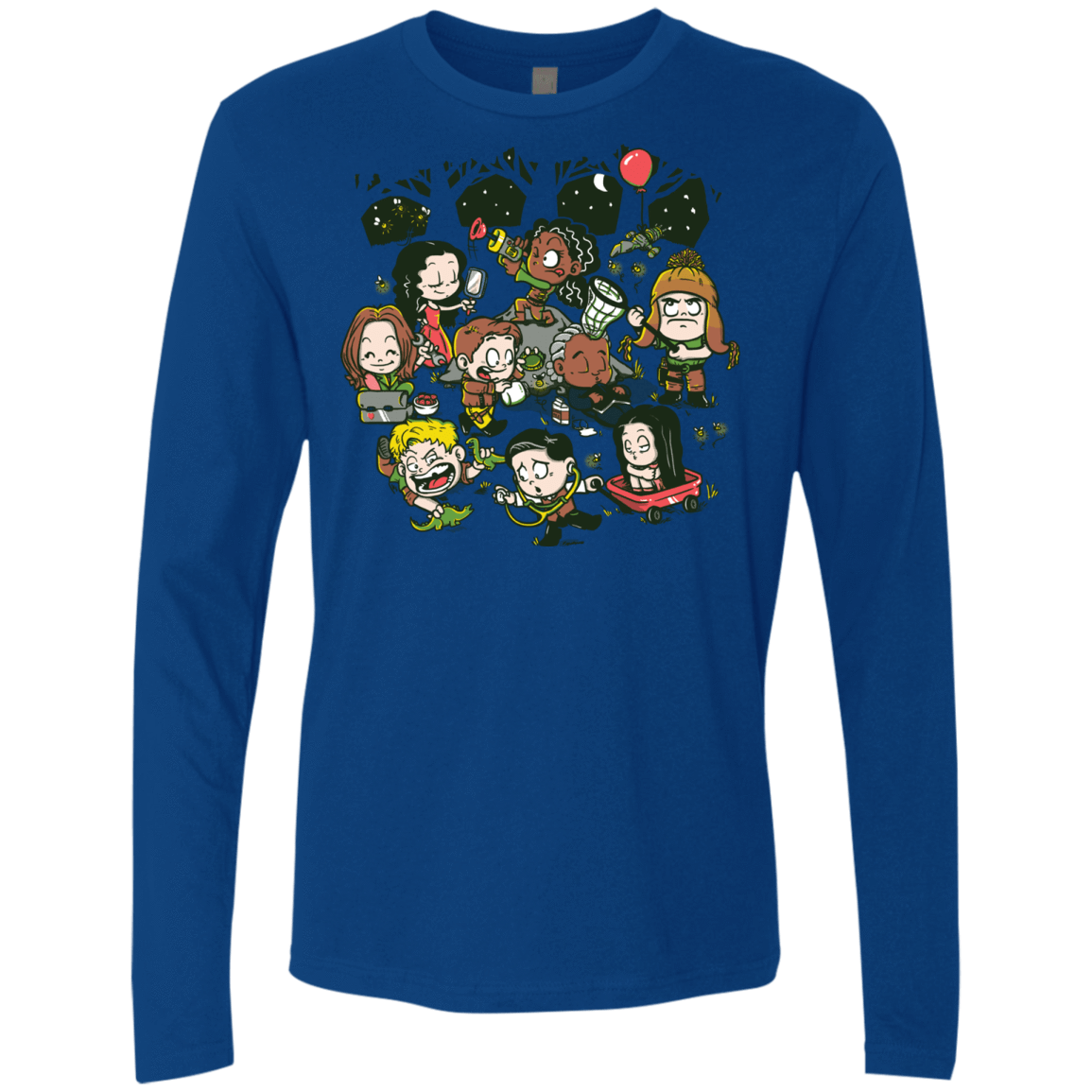 T-Shirts Royal / Small Let's Catch Fireflies Men's Premium Long Sleeve