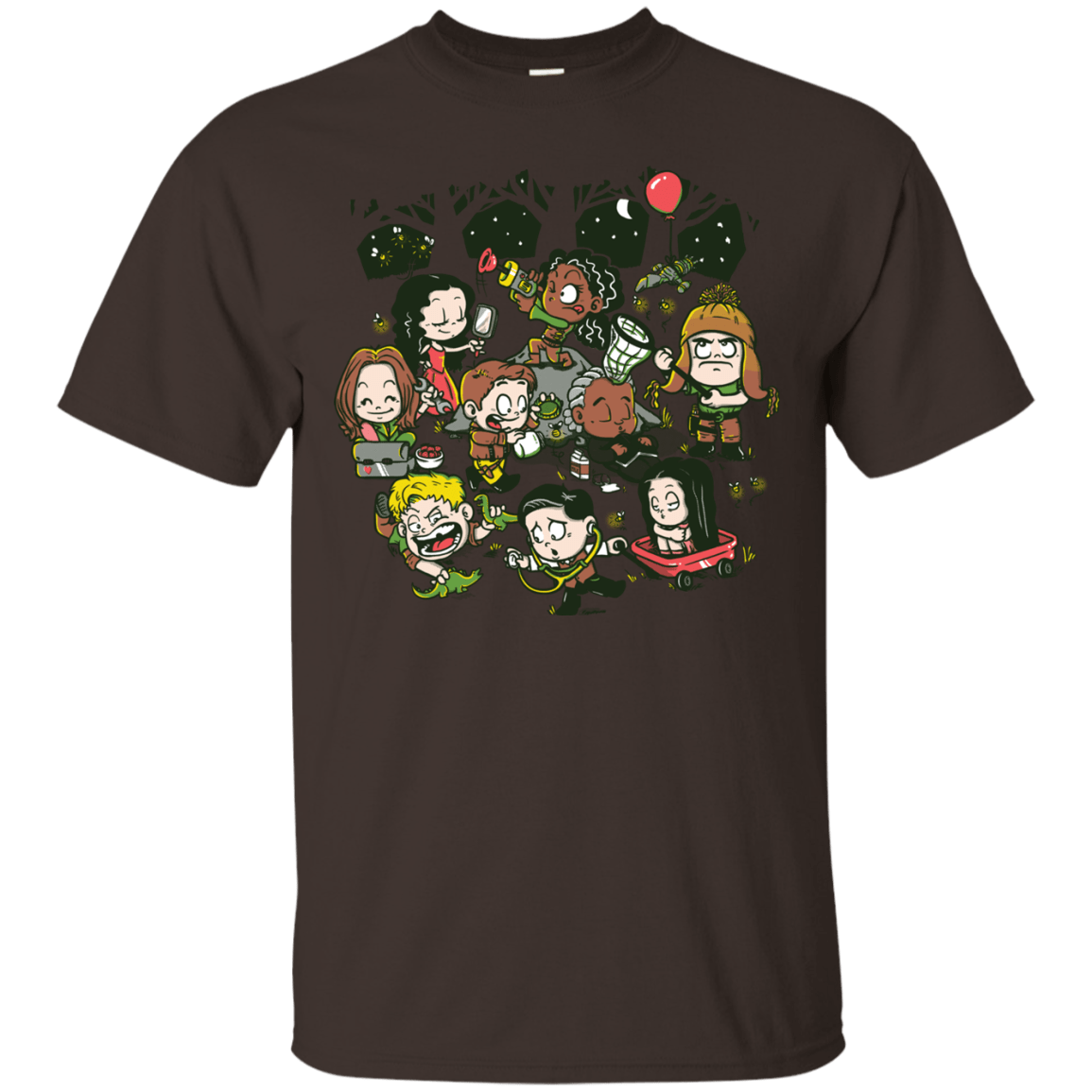 T-Shirts Dark Chocolate / Small Let's Catch Fireflies T-Shirt