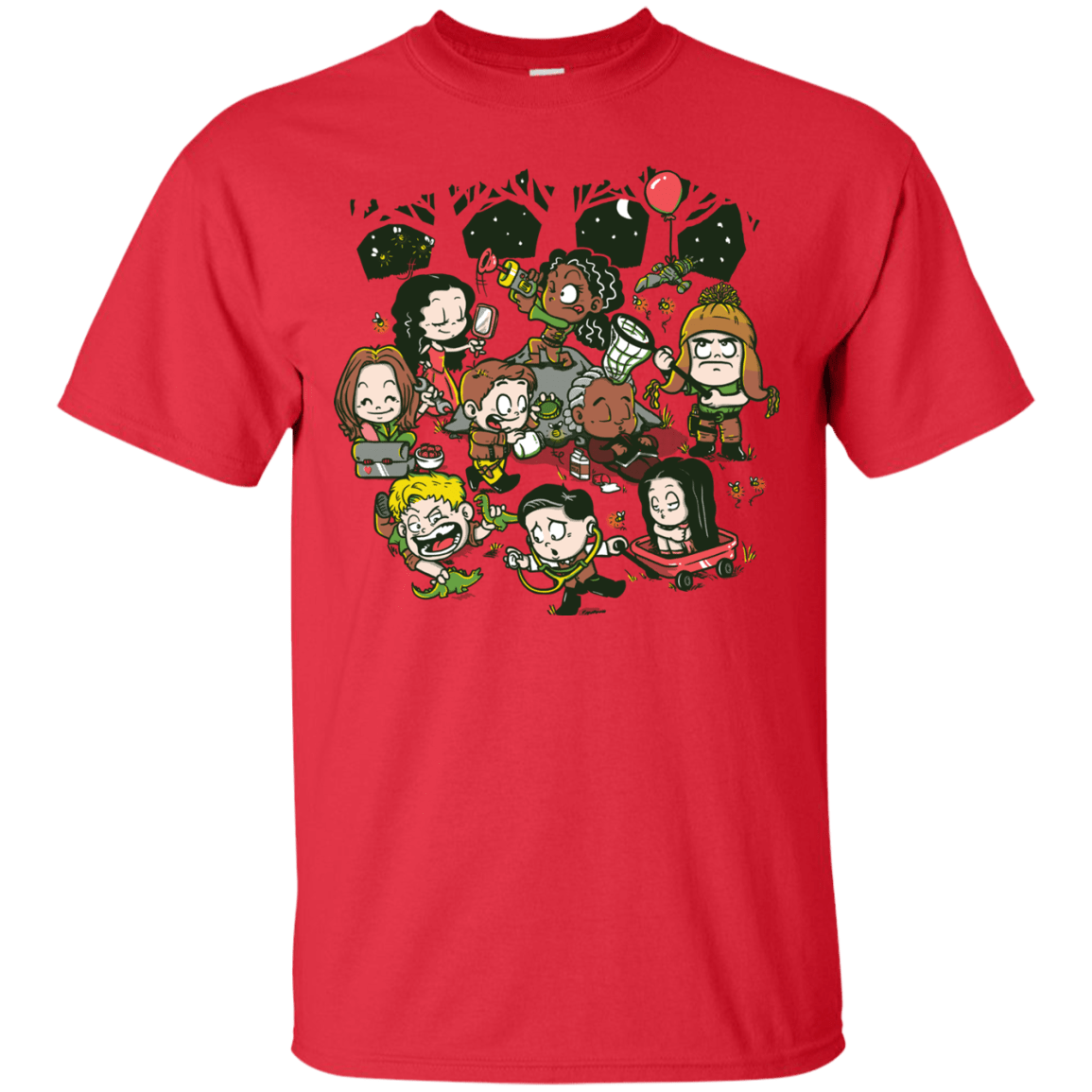 T-Shirts Red / Small Let's Catch Fireflies T-Shirt