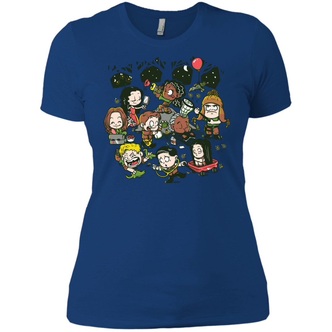 T-Shirts Royal / X-Small Let's Catch Fireflies Women's Premium T-Shirt