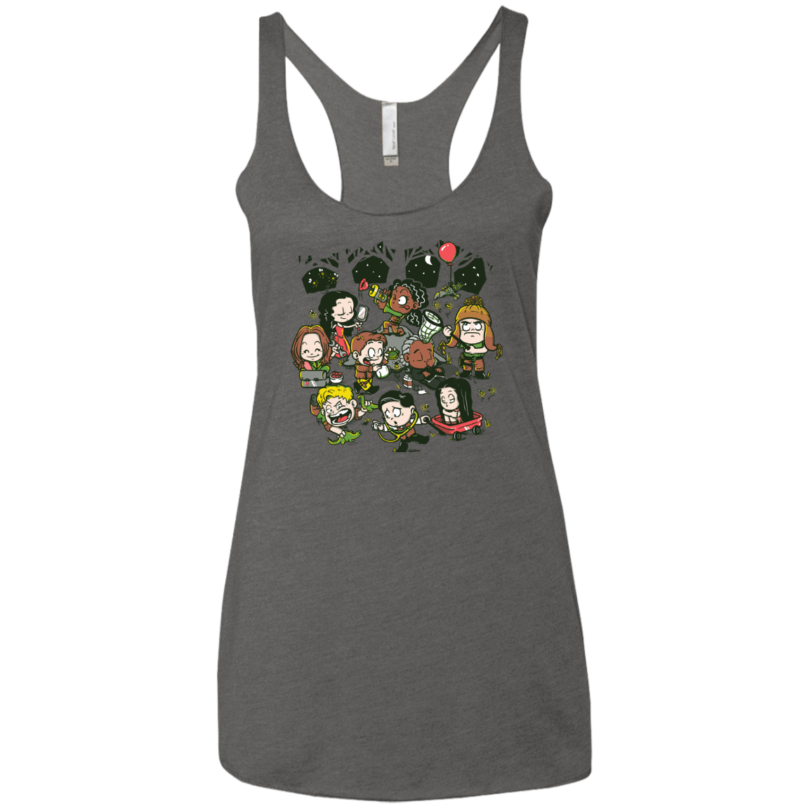 T-Shirts Premium Heather / X-Small Let's Catch Fireflies Women's Triblend Racerback Tank