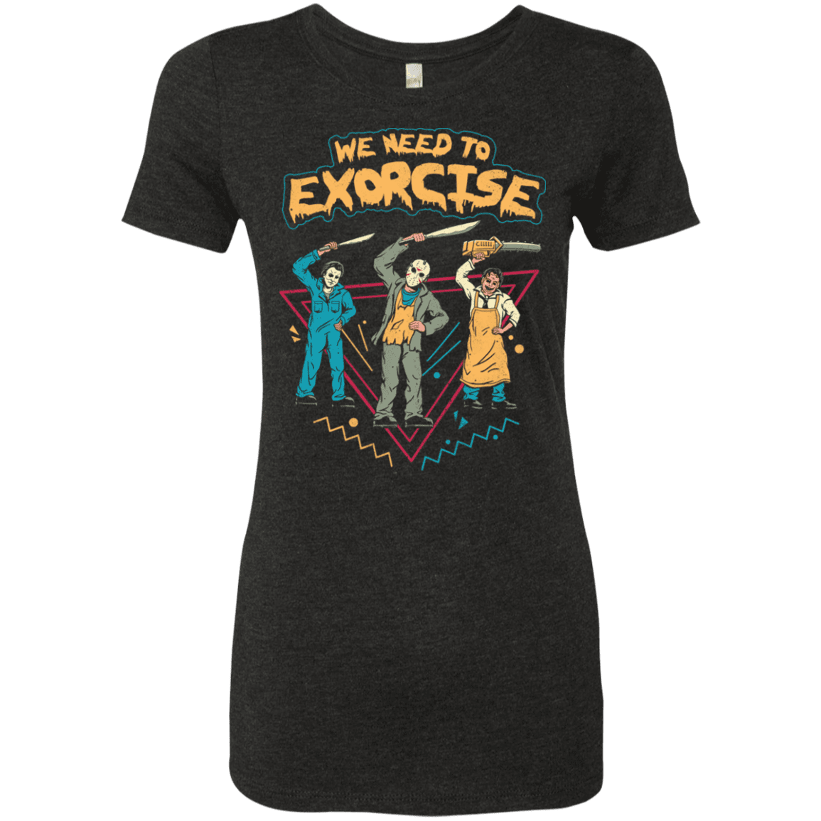 T-Shirts Vintage Black / S Let's Exorcise Women's Triblend T-Shirt