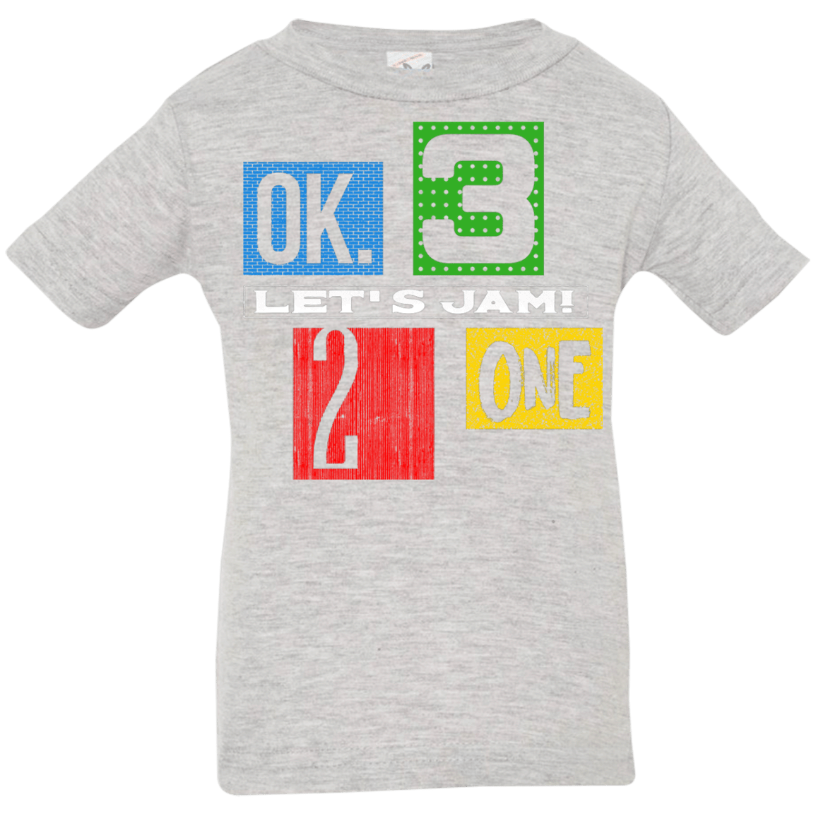 T-Shirts Heather Grey / 6 Months Let's Jam Infant Premium T-Shirt