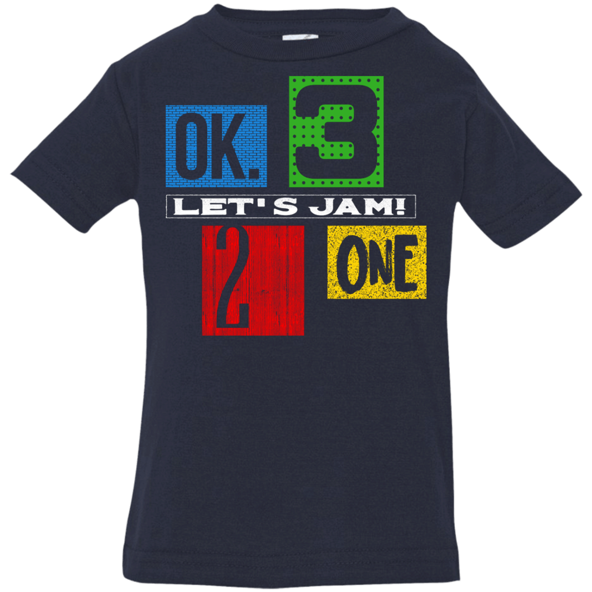 T-Shirts Navy / 6 Months Let's Jam Infant Premium T-Shirt