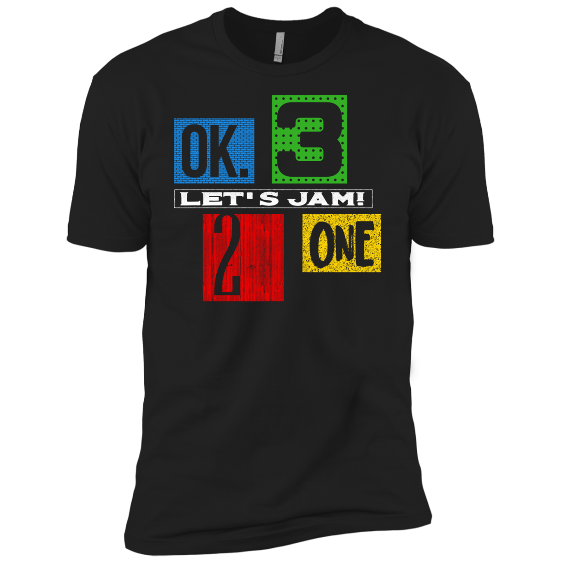 T-Shirts Black / X-Small Let's Jam Men's Premium T-Shirt