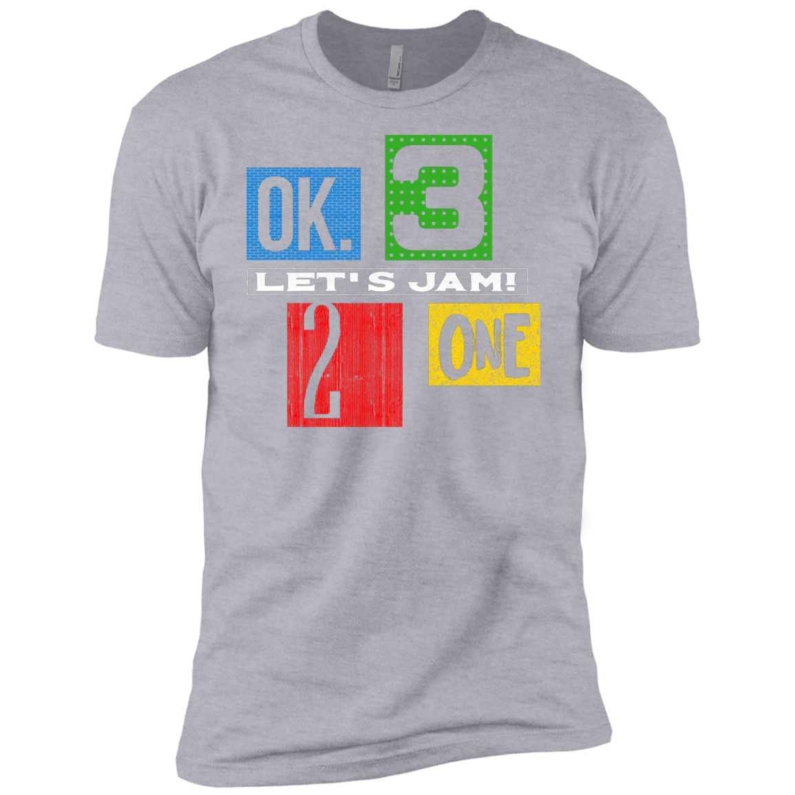 T-Shirts Heather Grey / X-Small Let's Jam Men's Premium T-Shirt