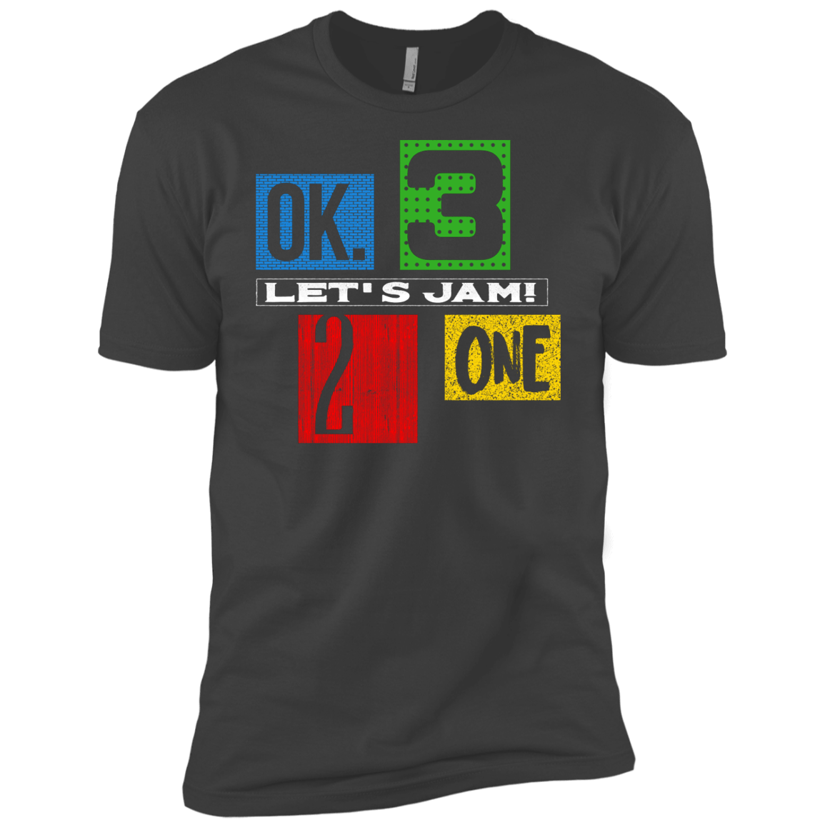 T-Shirts Heavy Metal / X-Small Let's Jam Men's Premium T-Shirt