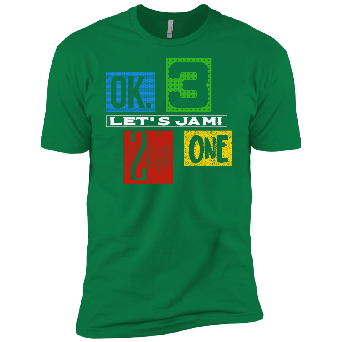 T-Shirts Kelly Green / X-Small Let's Jam Men's Premium T-Shirt