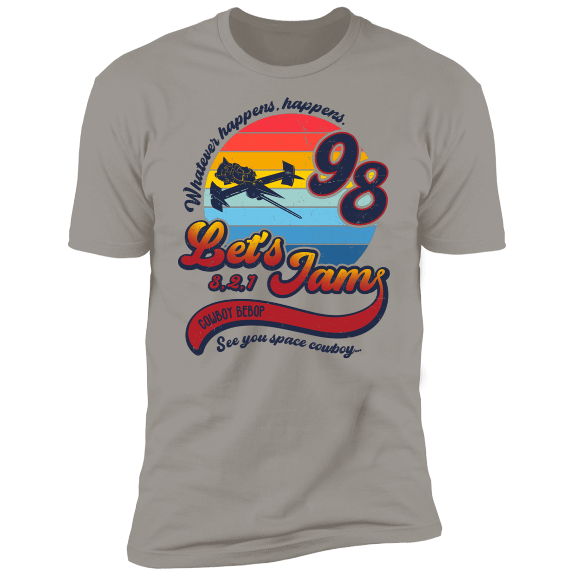 T-Shirts Light Grey / S Let's Jam Men's Premium T-Shirt