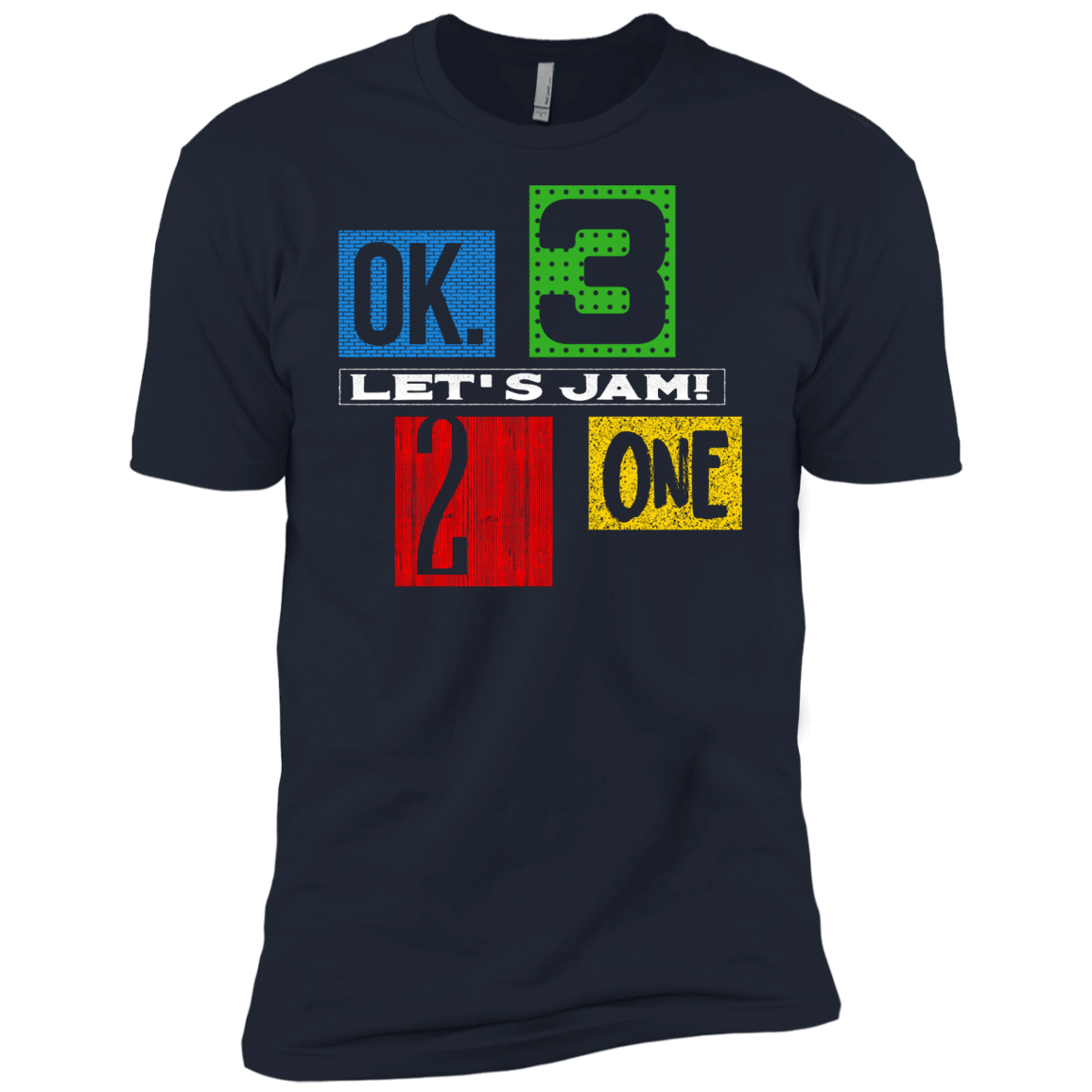 T-Shirts Midnight Navy / X-Small Let's Jam Men's Premium T-Shirt