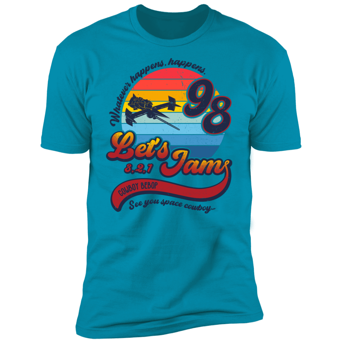T-Shirts Turquoise / S Let's Jam Men's Premium T-Shirt