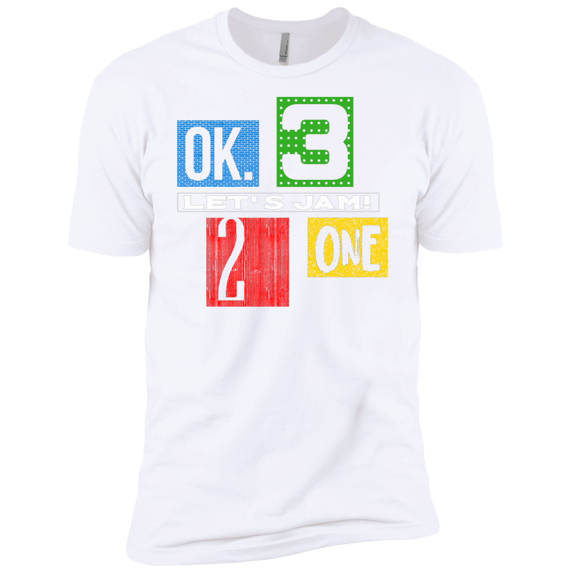 T-Shirts White / X-Small Let's Jam Men's Premium T-Shirt