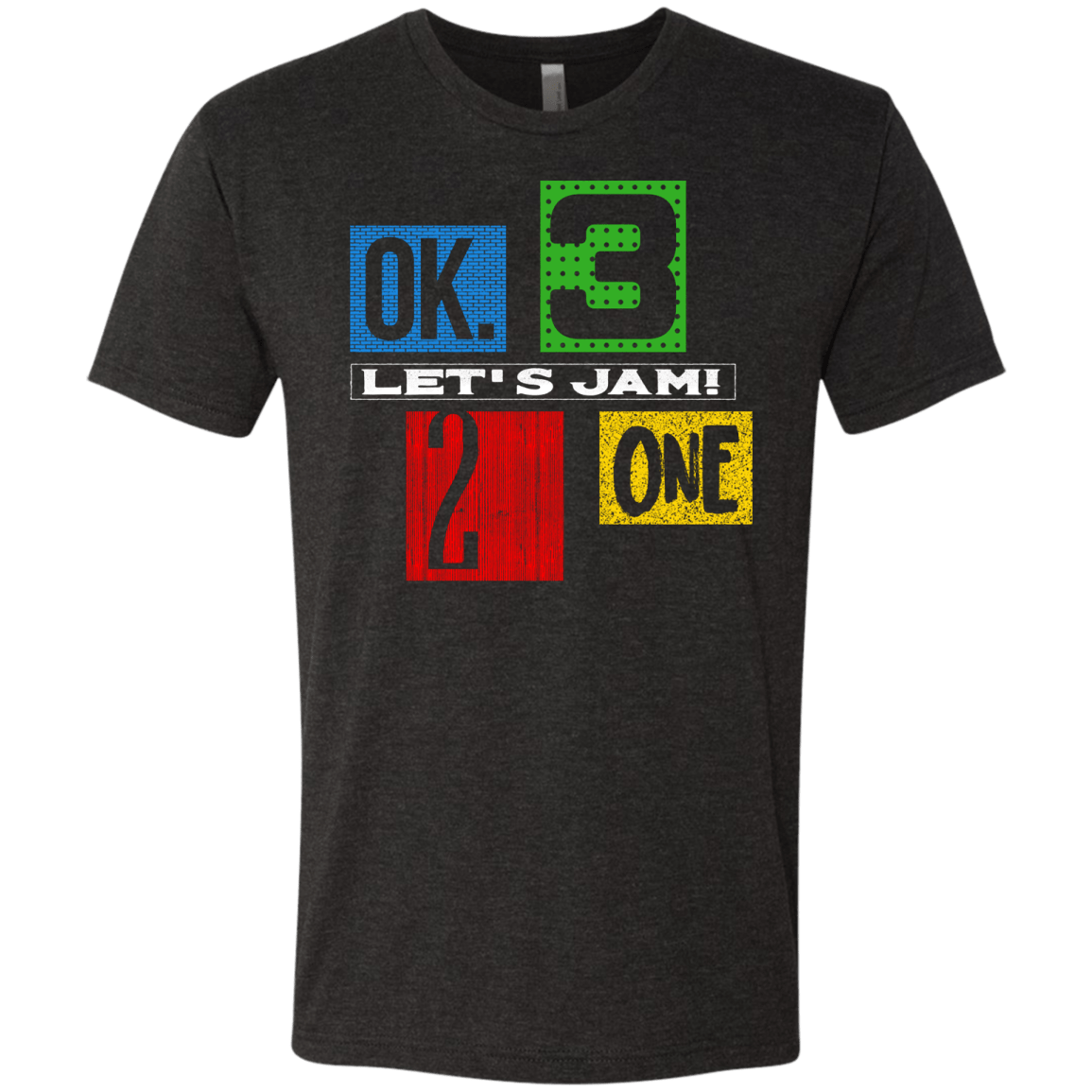 T-Shirts Vintage Black / S Let's Jam Men's Triblend T-Shirt