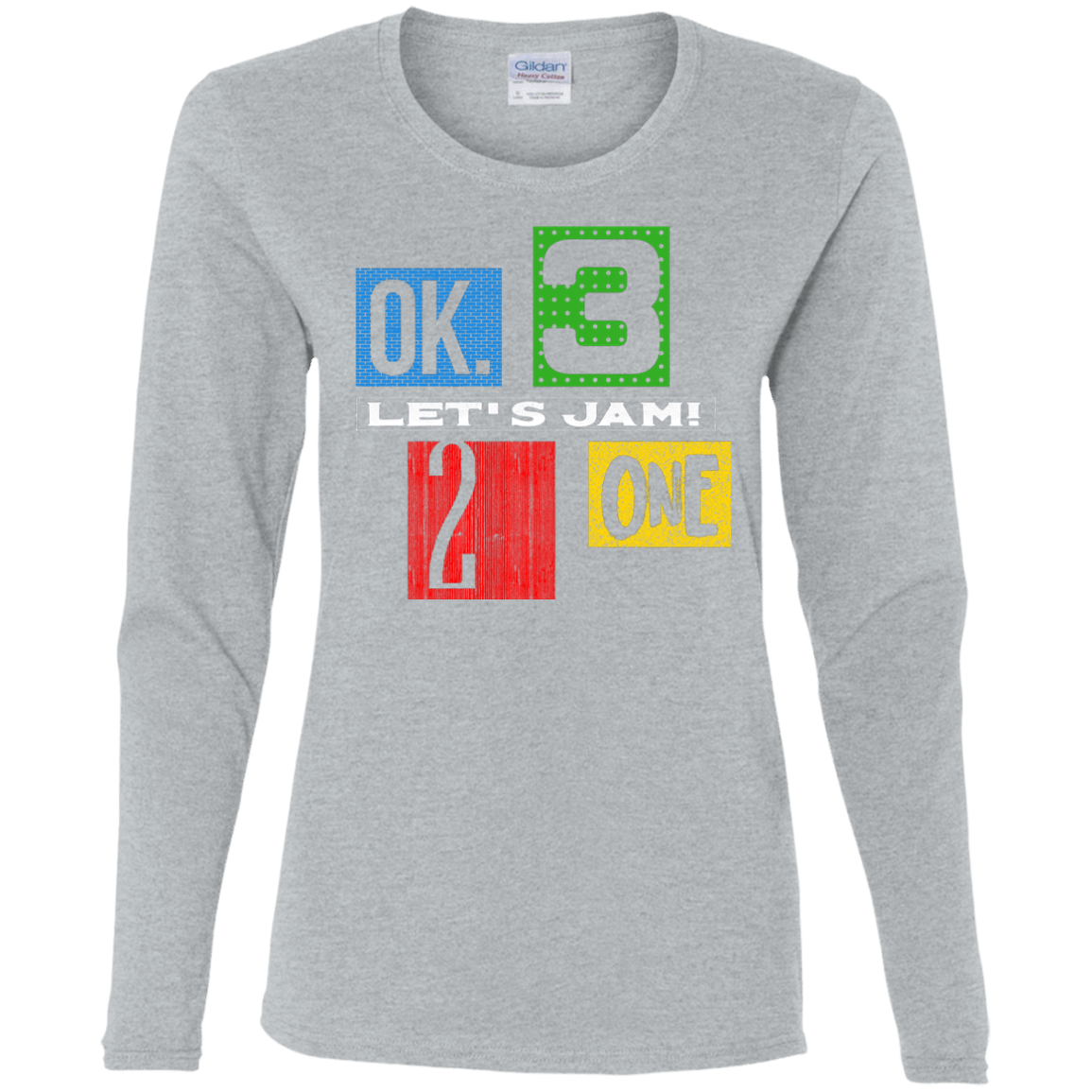 T-Shirts Sport Grey / S Let's Jam Women's Long Sleeve T-Shirt