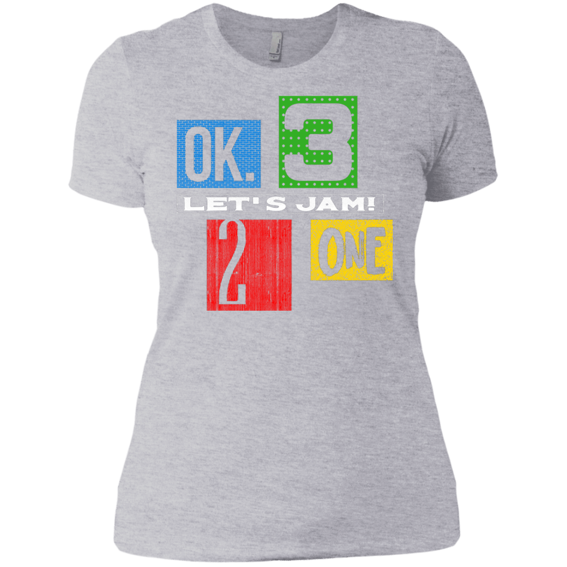 T-Shirts Heather Grey / X-Small Let's Jam Women's Premium T-Shirt