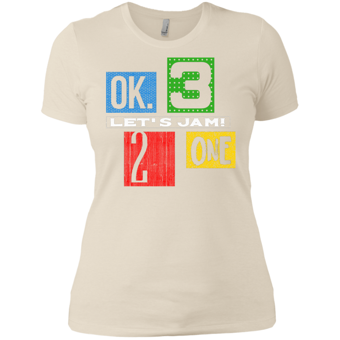 T-Shirts Ivory/ / X-Small Let's Jam Women's Premium T-Shirt