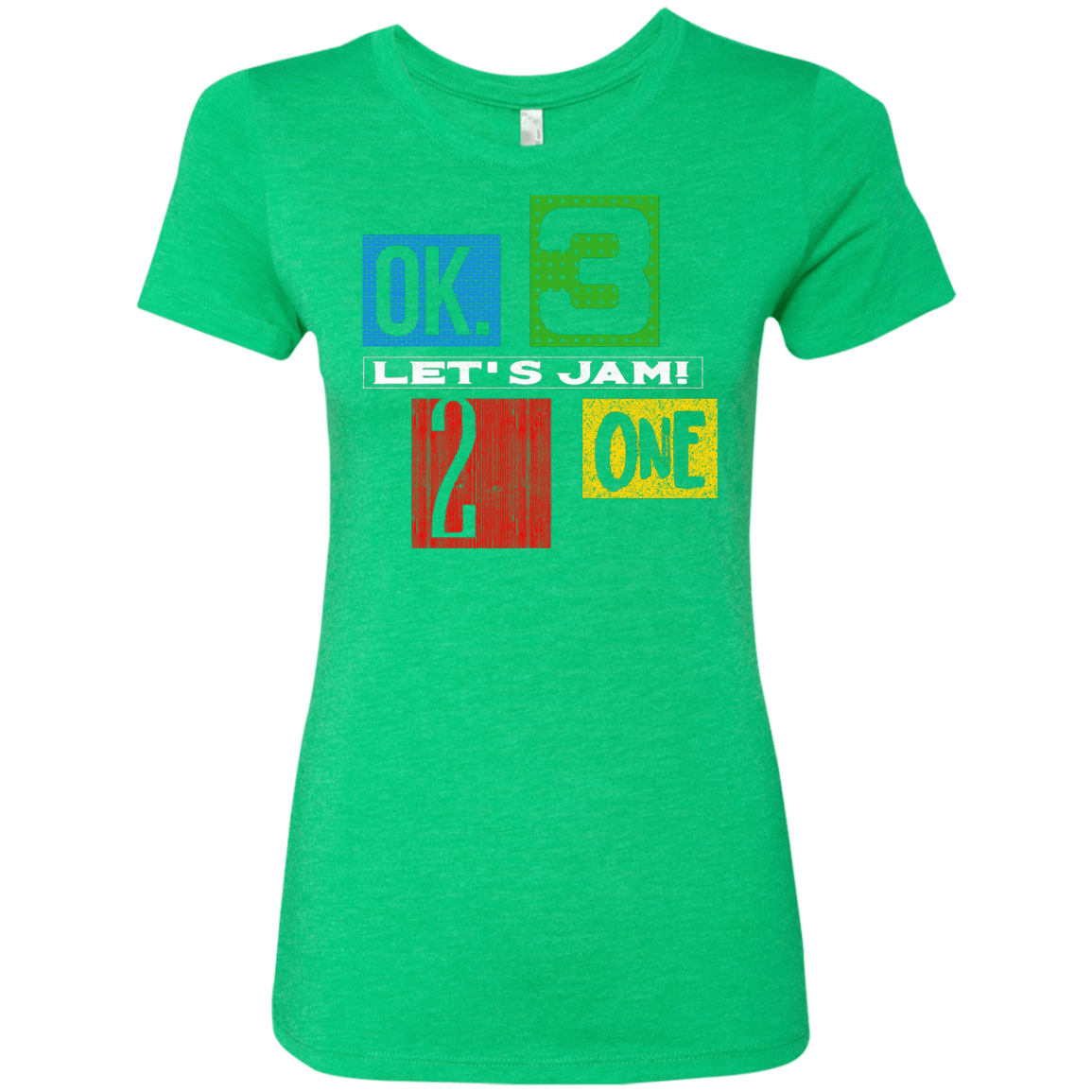 T-Shirts Envy / S Let's Jam Women's Triblend T-Shirt