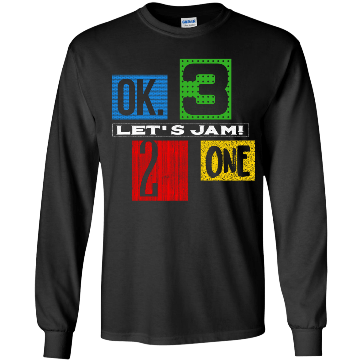 T-Shirts Black / YS Let's Jam Youth Long Sleeve T-Shirt
