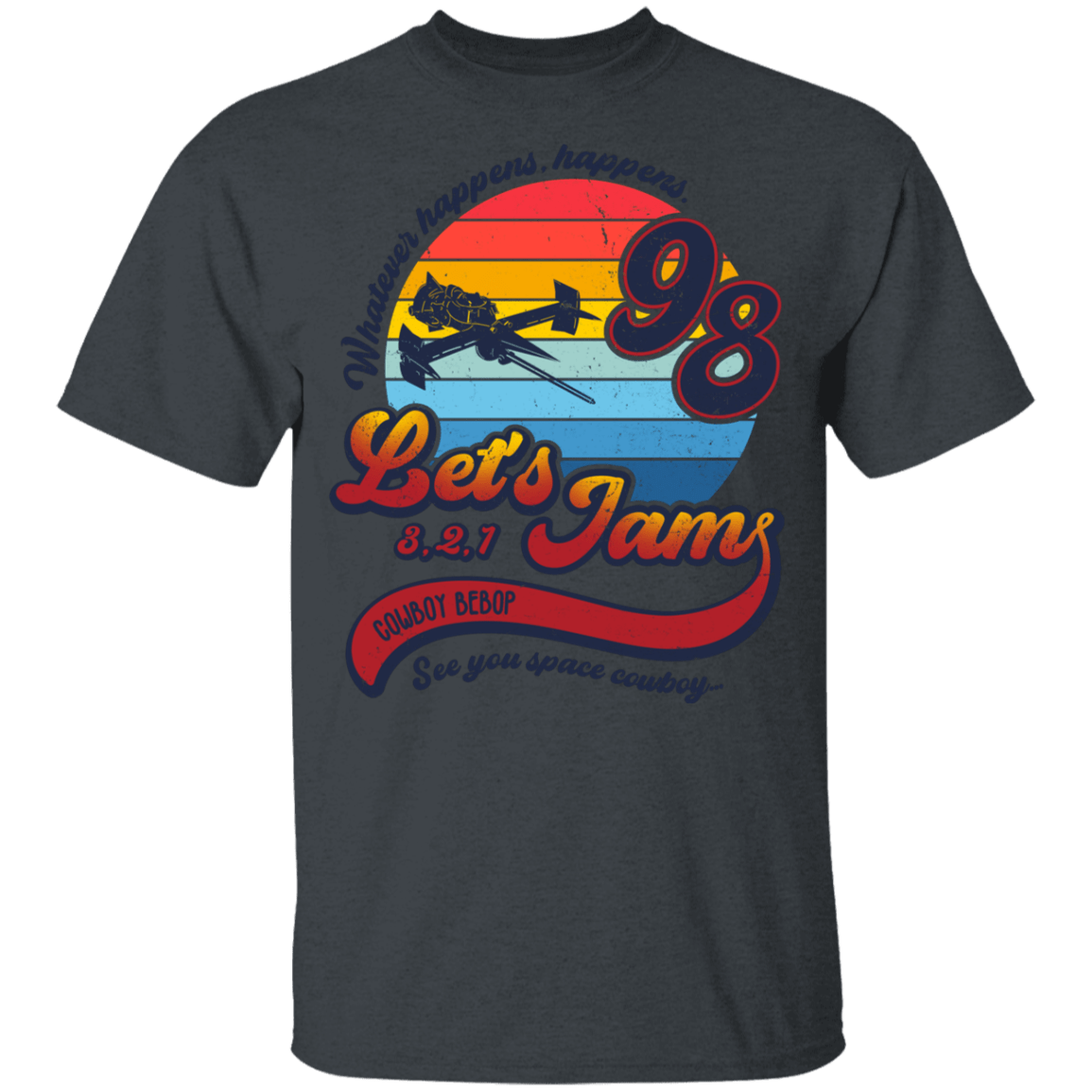 T-Shirts Dark Heather / YXS Let's Jam Youth T-Shirt