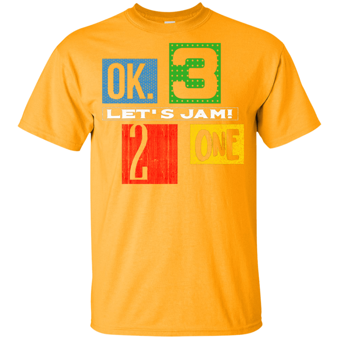 T-Shirts Gold / YXS Let's Jam Youth T-Shirt