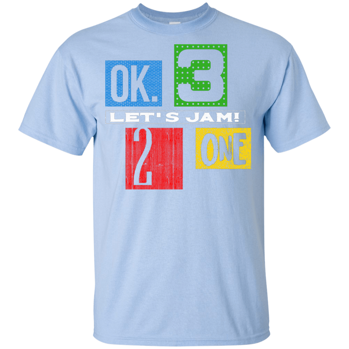 T-Shirts Light Blue / YXS Let's Jam Youth T-Shirt