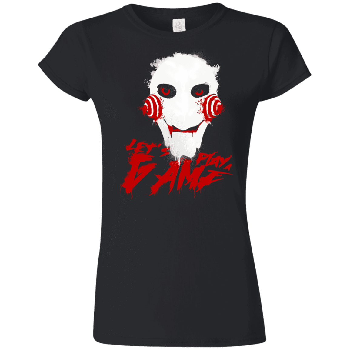 T-Shirts Black / S Let's Play A Game Junior Slimmer-Fit T-Shirt