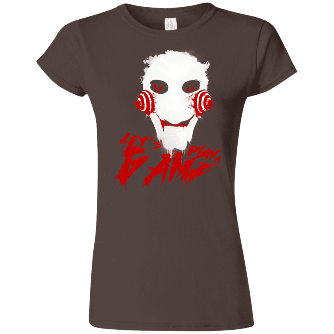 T-Shirts Dark Chocolate / S Let's Play A Game Junior Slimmer-Fit T-Shirt
