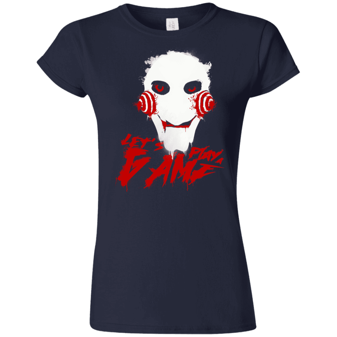 T-Shirts Navy / S Let's Play A Game Junior Slimmer-Fit T-Shirt