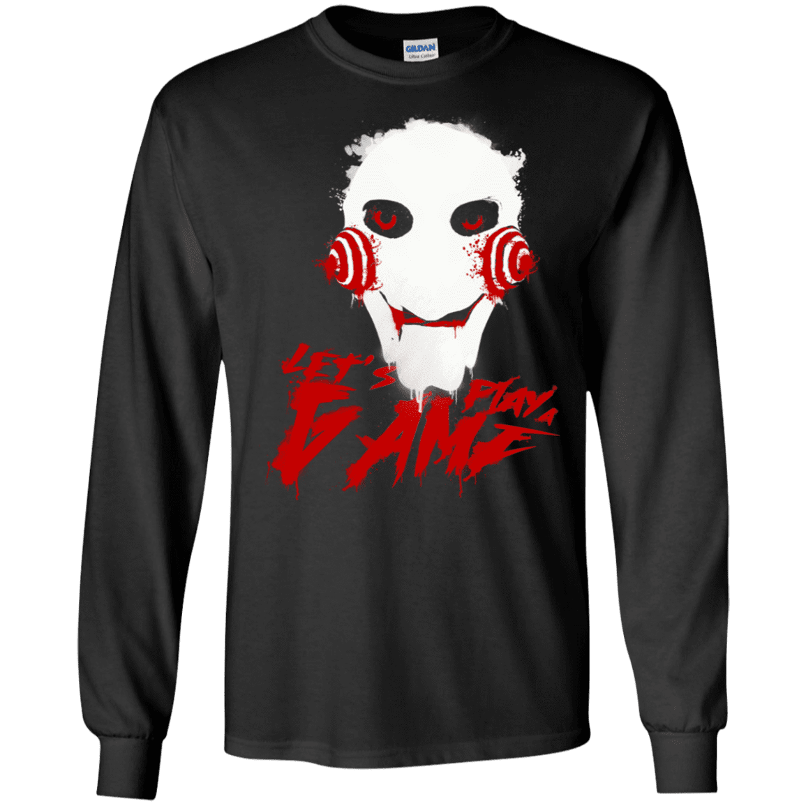 T-Shirts Black / S Let's Play A Game Men's Long Sleeve T-Shirt