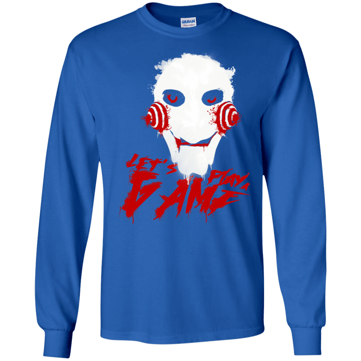 T-Shirts Royal / S Let's Play A Game Men's Long Sleeve T-Shirt