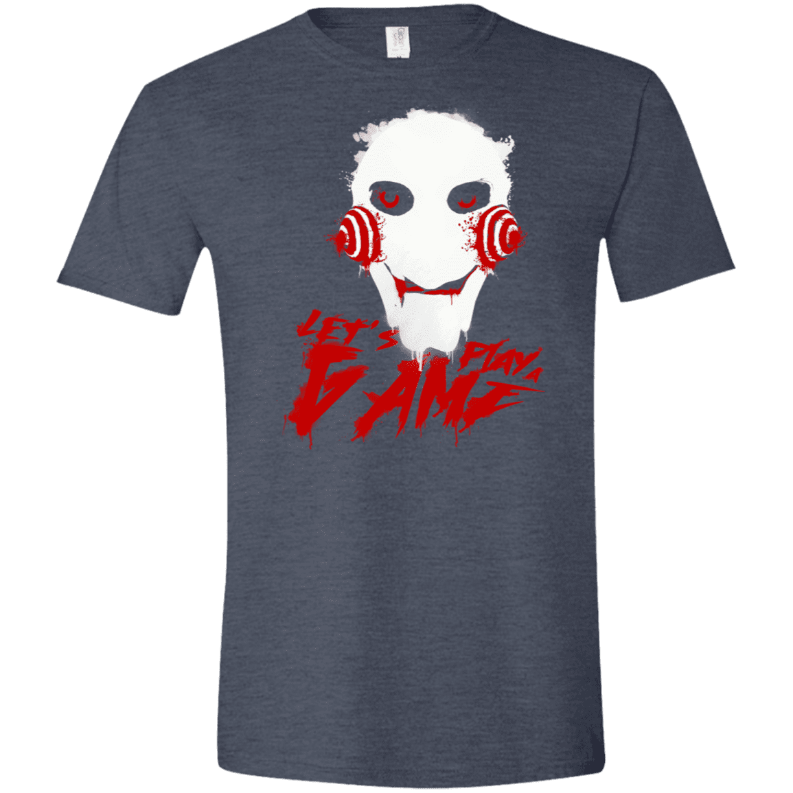 T-Shirts Heather Navy / S Let's Play A Game Men's Semi-Fitted Softstyle