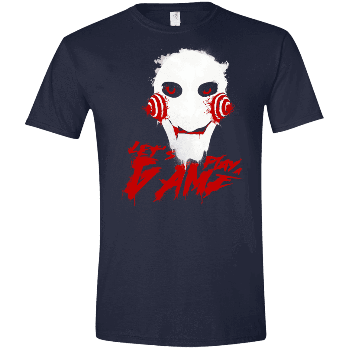 T-Shirts Navy / X-Small Let's Play A Game Men's Semi-Fitted Softstyle