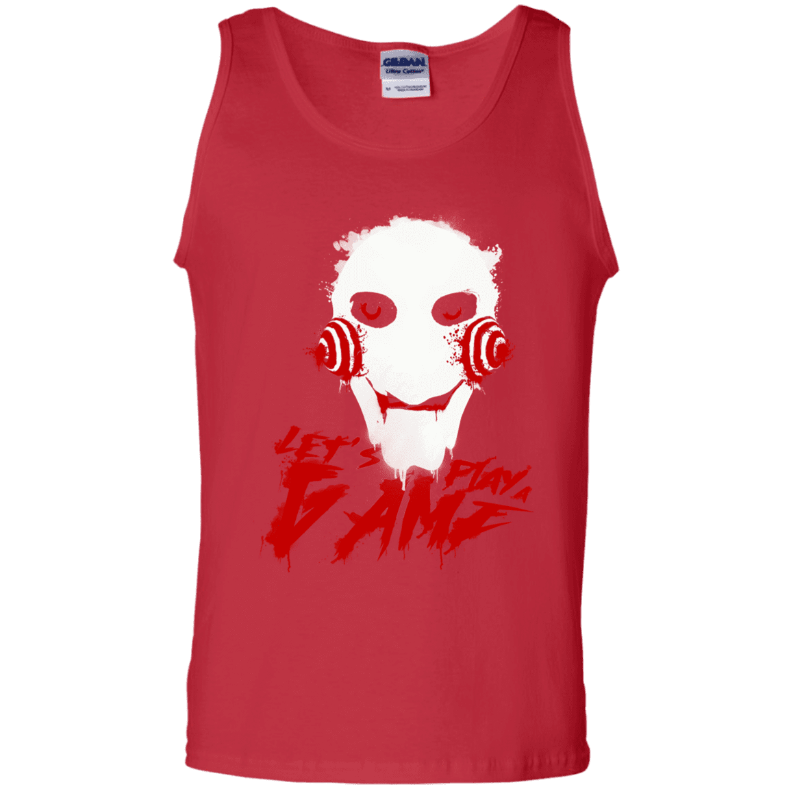 T-Shirts Red / S Let's Play A Game Men's Tank Top