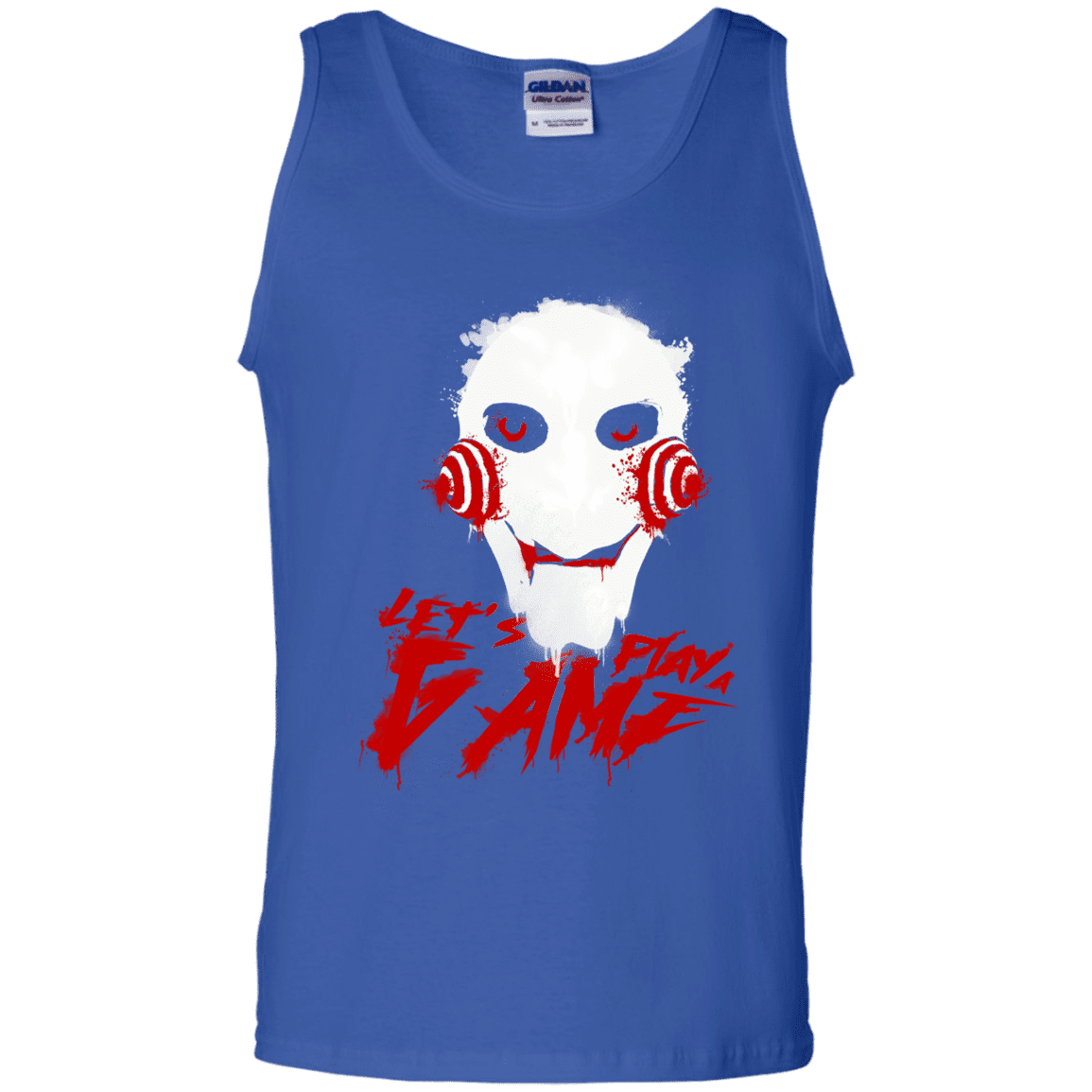 T-Shirts Royal / S Let's Play A Game Men's Tank Top