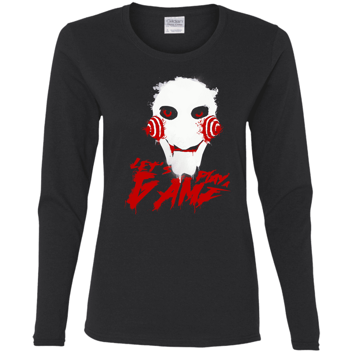 T-Shirts Black / S Let's Play A Game Women's Long Sleeve T-Shirt