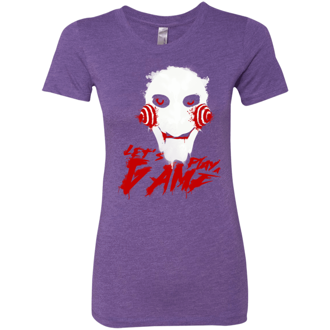 T-Shirts Purple Rush / S Let's Play A Game Women's Triblend T-Shirt
