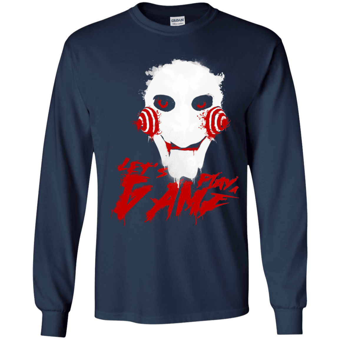 T-Shirts Navy / YS Let's Play A Game Youth Long Sleeve T-Shirt