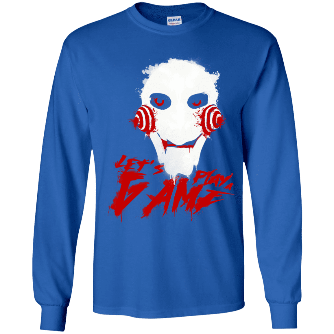 T-Shirts Royal / YS Let's Play A Game Youth Long Sleeve T-Shirt