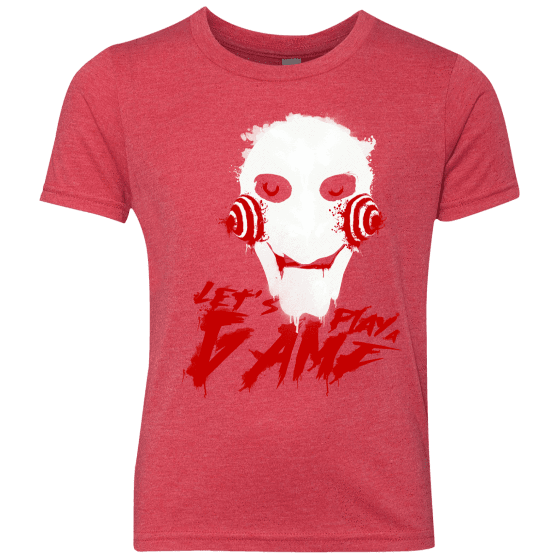 T-Shirts Vintage Red / YXS Let's Play A Game Youth Triblend T-Shirt