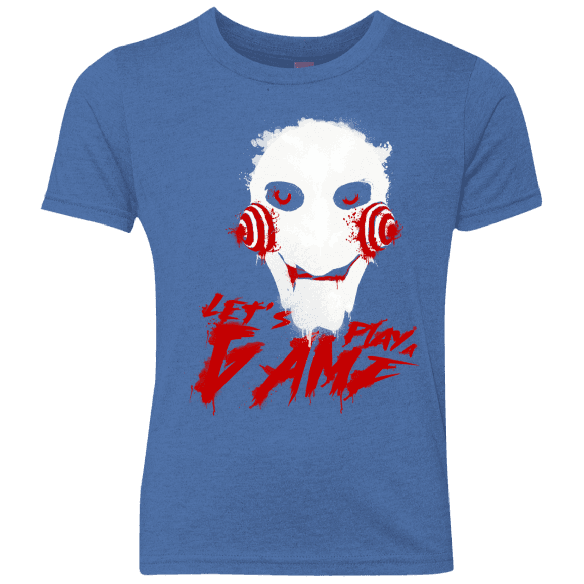 T-Shirts Vintage Royal / YXS Let's Play A Game Youth Triblend T-Shirt